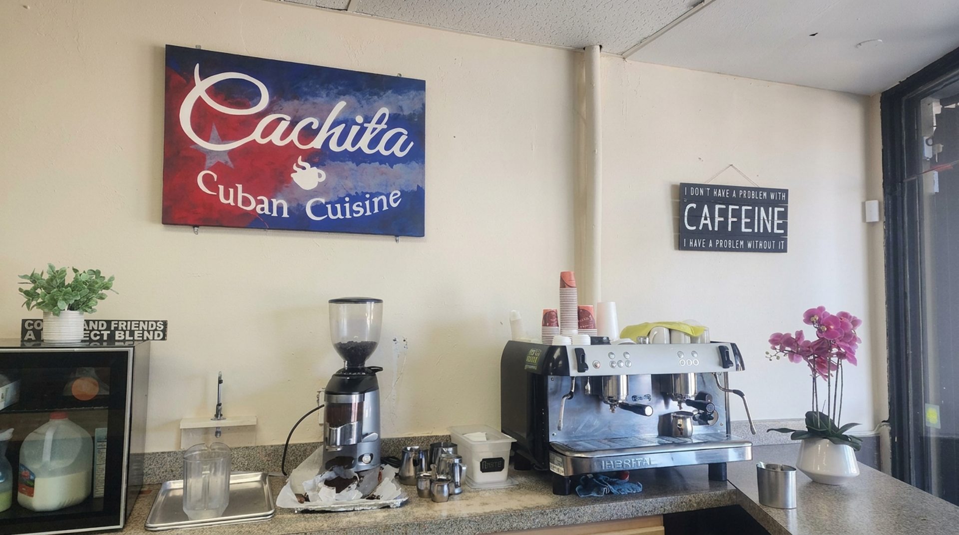 Breakfast and Cuban coffee